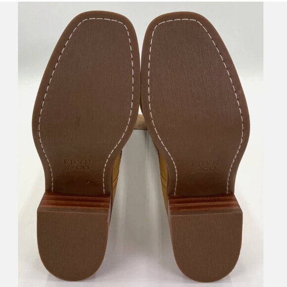 FRYE and Co. Campus Style PU leather 14L Banana Boots 9 - Picture 5 of 10